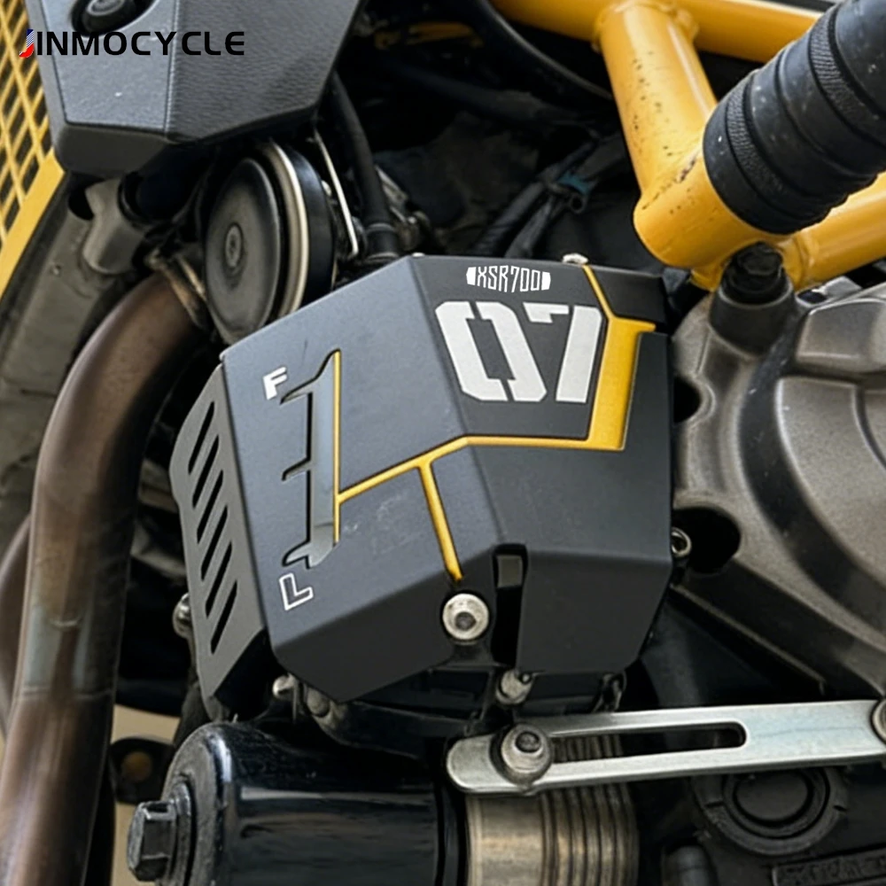 

Coolant Fluid Reservoir Guard For Yamaha XSR700 XSR 700 2016 - 2024 2025 2026 Auxiliary Water Tank Cover Protector Protection