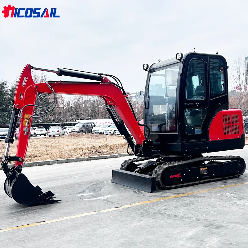 

Free Shipping Mini Excavator Suppliers Crawler Digger Nicosail Micro Excavators New Kubota Engine 3 Ton Machine For Home Use