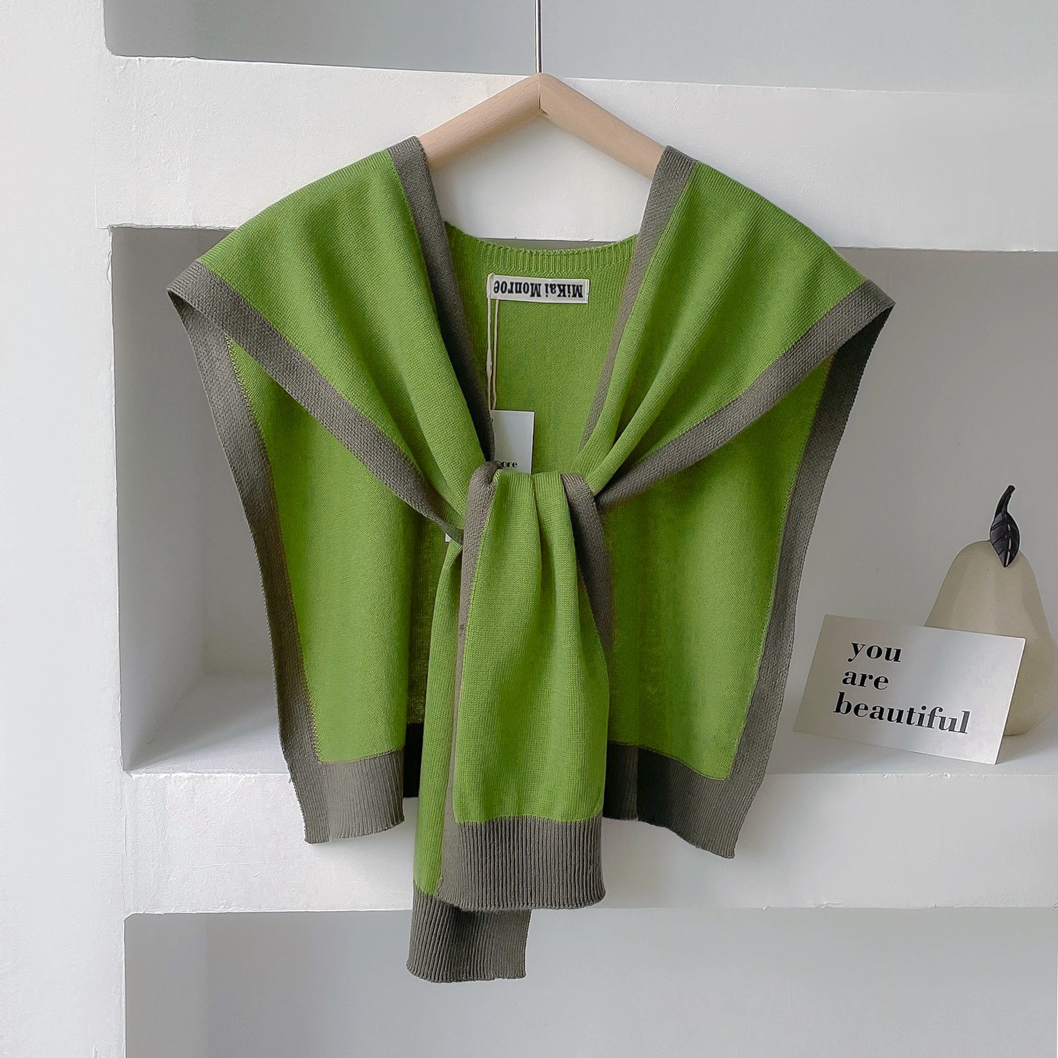 2025 ฤดูใบไม้ผลิและฤดูใบไม้ร่วงถักผ้าคลุมไหล่ฤดูร้อนสํานักงานเครื่องปรับอากาศห้องคอและไหล่ผ้าพันคอแฟชั่นสบายๆกลางแจ้ง