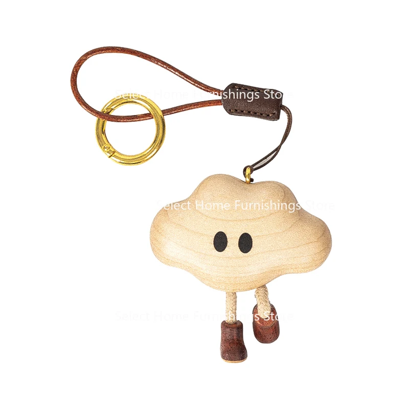 

Suitable for Cute Solid Wood Cloud Car Pendant Couple Pendant Pendant Ornament