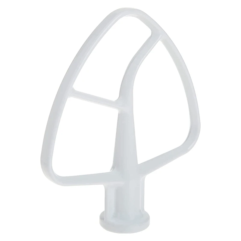 1 Set Flat Beater Coated Flat Beater White 4.5Qt Paddle For Kitchenaid Mixer Attachments