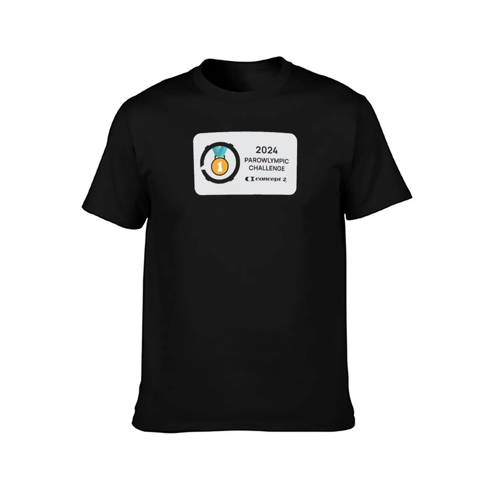 2024 Concept2 Parowlympic Challenge T-Shirt Water Resistant Casual T-Shirt