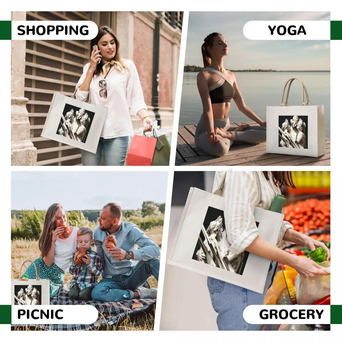 Carites IV Tote Bag cute tote bag Women's handbag supermarket folding bag women