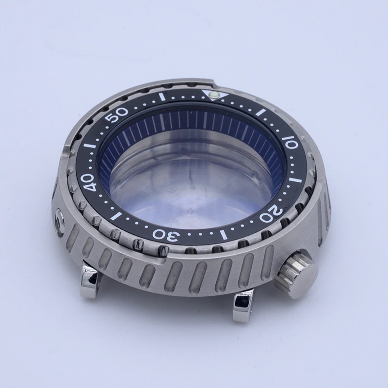 Tuna Canned Watch Case  Fit NH35 NH36 4R35 4R36 NH35 NH36 Movement Men's Watch Repair Water Resistance Case Watch Parts