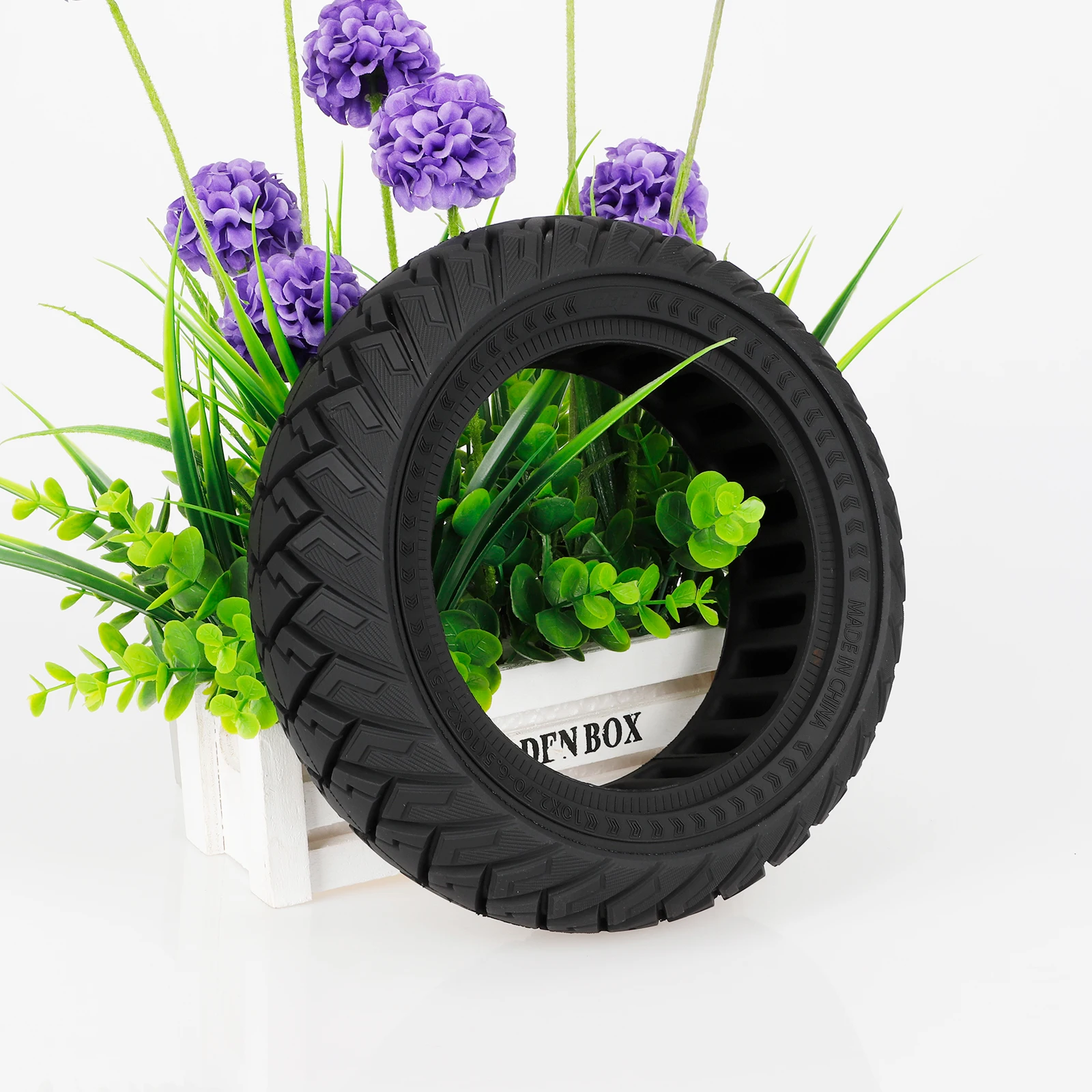 10 Inch Solid Tire 10x2.70-6.5 10x2.75 For Hover-1 Alpha/JOYOR S/EVERCROSS Scooter 70/65-6.5 Tubeless Puncture-Proof Grip Tire