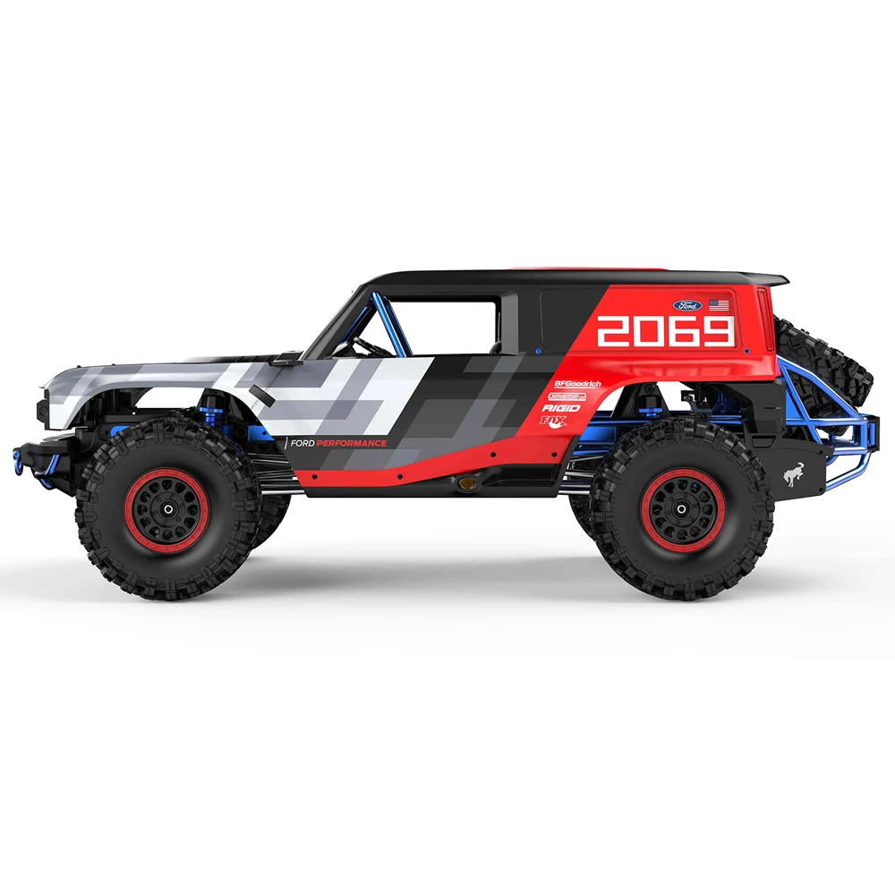 MJX H8P 1/8 2.4G 4WD 4CH محرك بدون فرشاة مستشعر RC سيارة زاحفة نموذج سيارة RTR مع أقفال مختلفة عن بعد #4