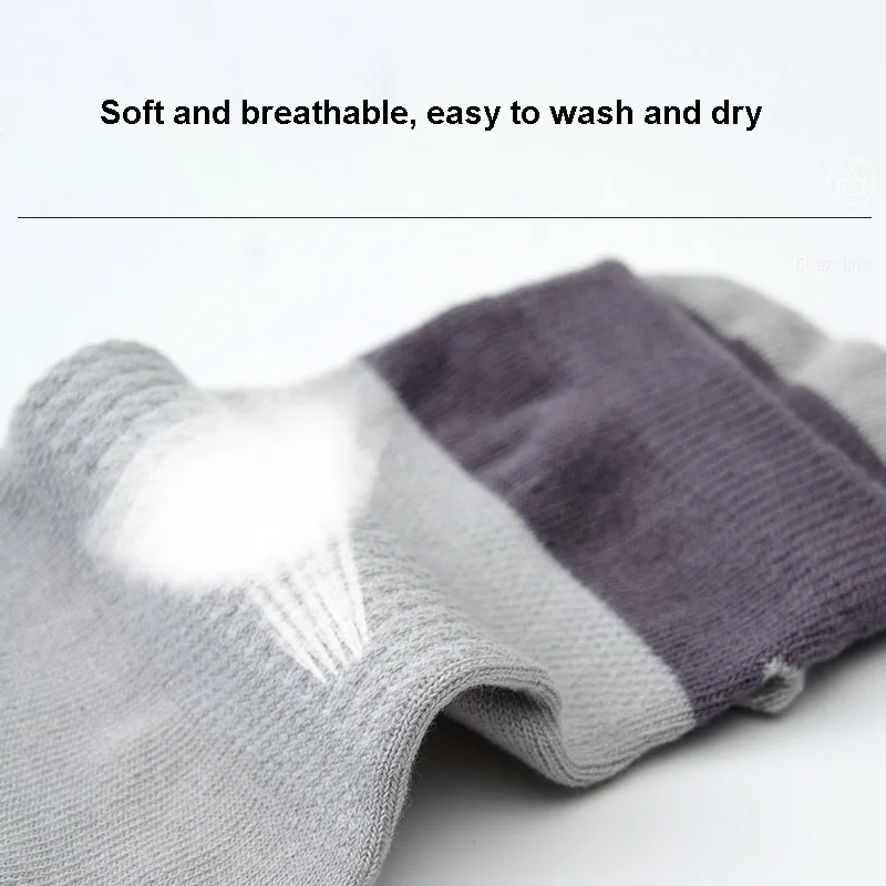 5 Pasang Kaus Kaki Lima Jari Kaki Pria Kaus Kaki Pendek Musim Semi Musim Panas Jaring Anti-gesekan Penyerap Keringat Kaus Kaki Olahraga Katun Lima Jari