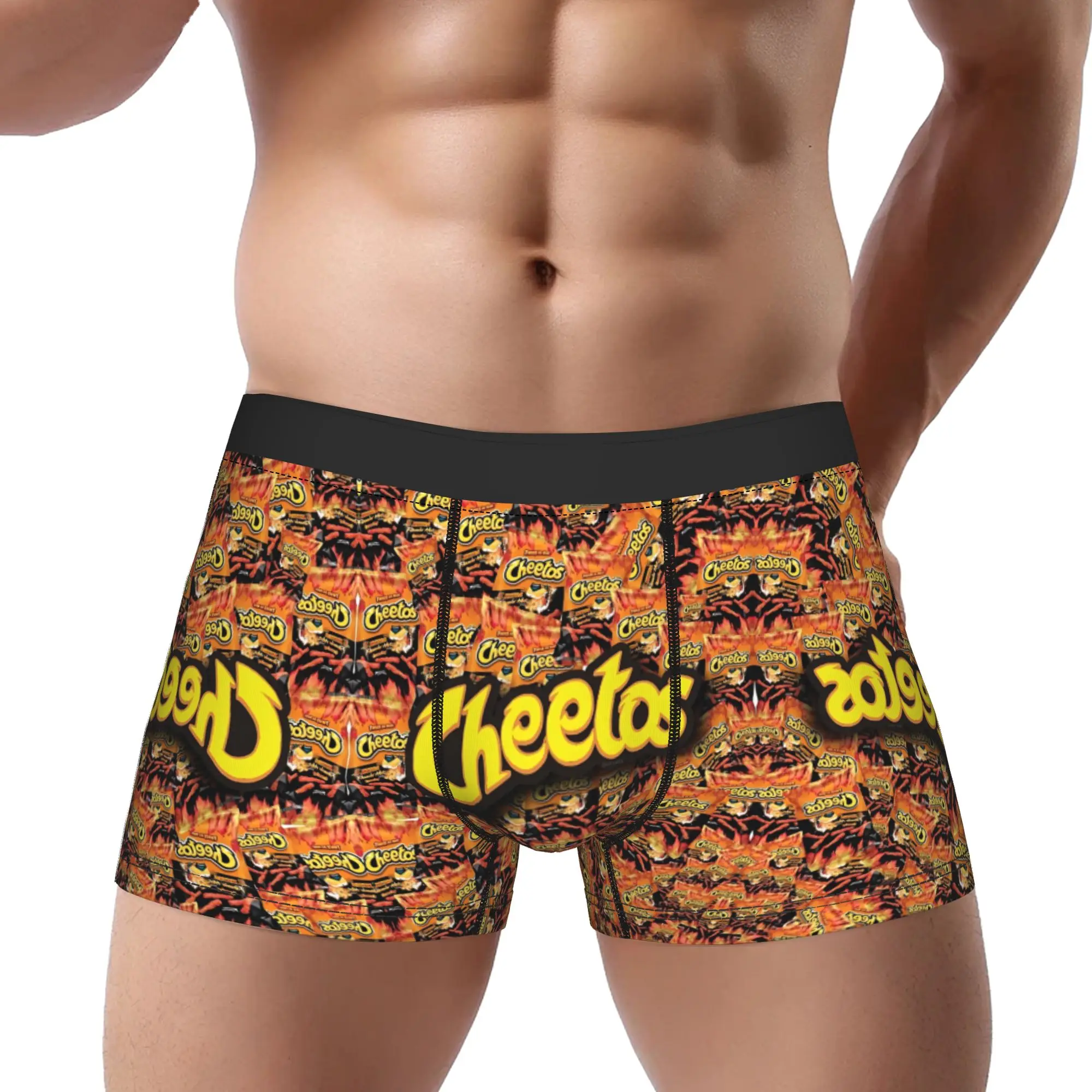 1 pieza de ropa interior Cheetos para hombre, calzoncillos cómodos tipo short