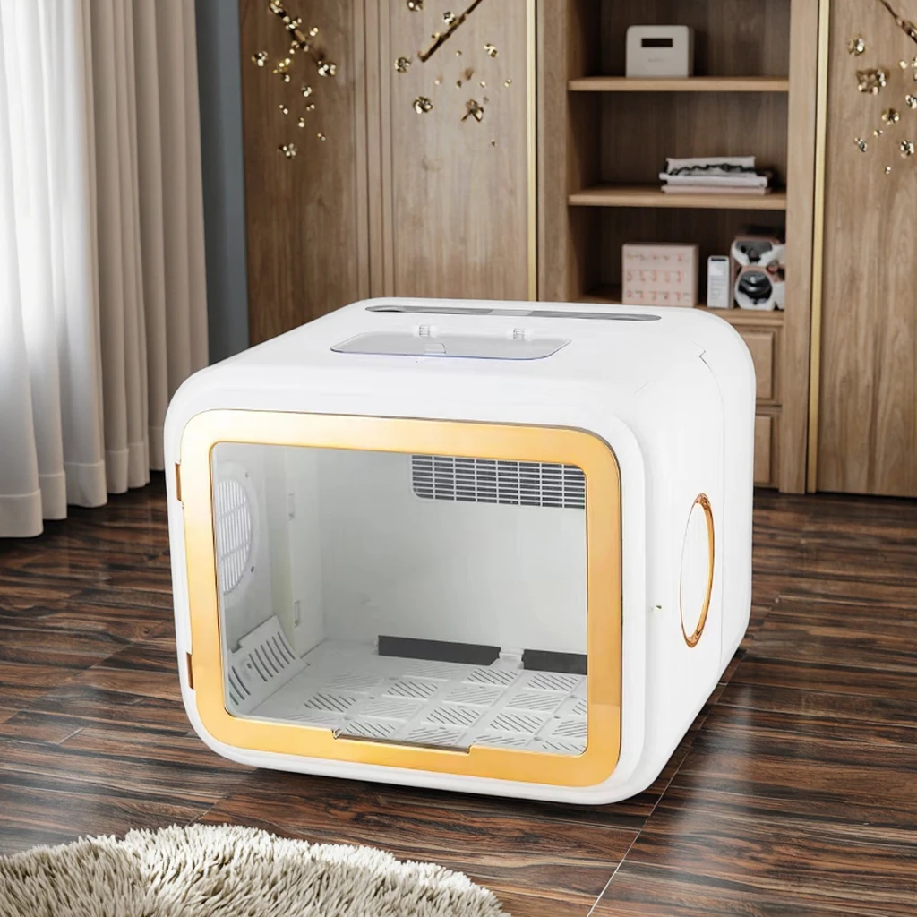 Portable Foldable Luxury Dryer Box Small Medium Pets Indoor Fast Dry Container Cat Dog