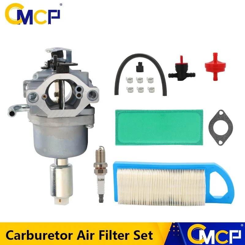 

CMCP Carburetor Air Filter Set for Briggs & Stratton 796109 591731 594593 14.5-21HP Intek Carb Engine Garden Power Tool