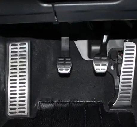 

Stainless Steel - MT Pedal Pads & Foot Rest - for VW Jetta MK5 Golf 6 MK6 Scirocco Octavia Manual Pedal Upgrade Kit