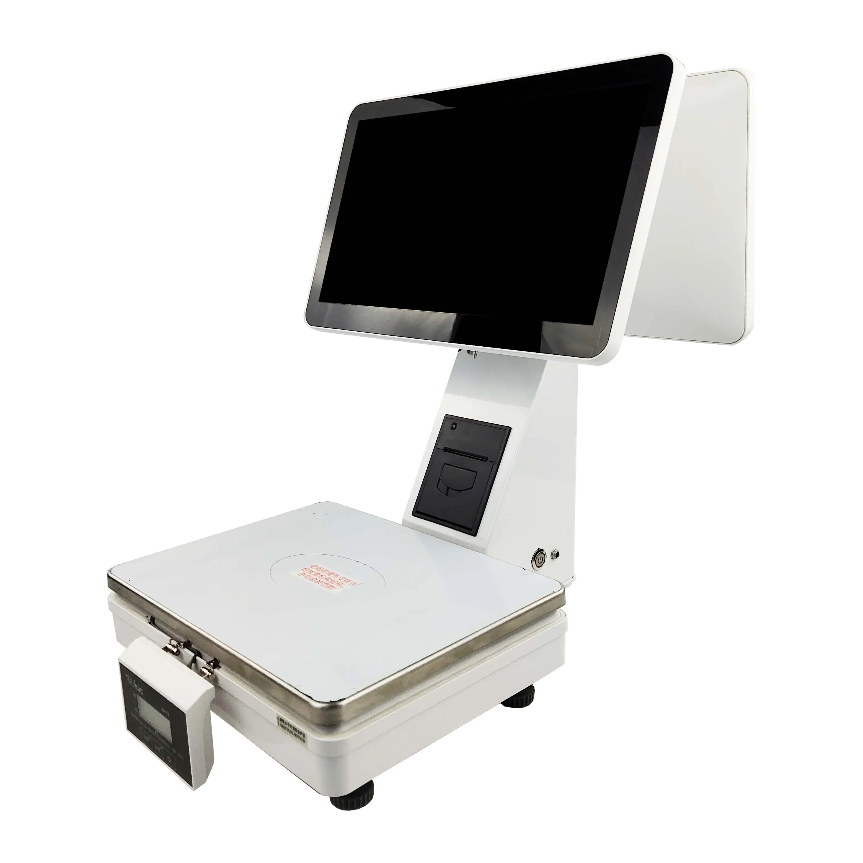 15.6インチ内蔵サーマルプリンター搭載 ポータブル電子スケール シンプルな操作 タッチスクリーン POSレジ