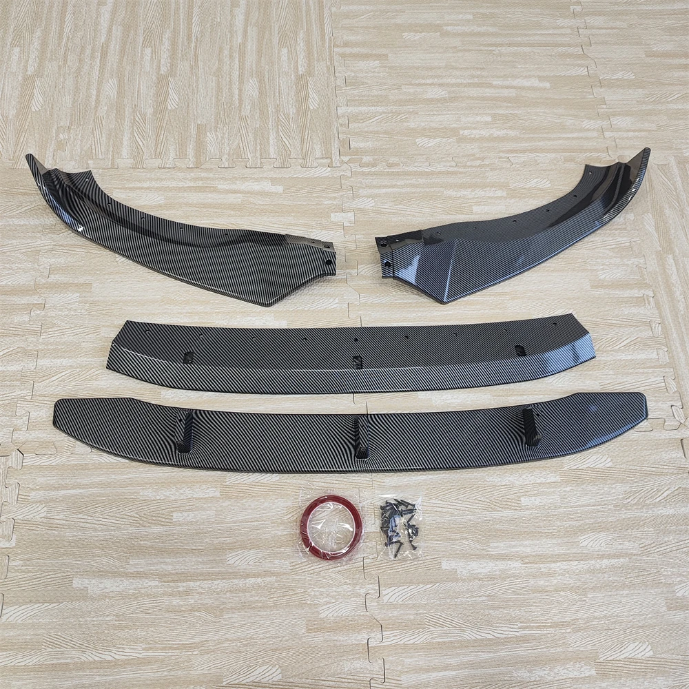 Car Front Bumper Lip Spoiler Splitter Diffuser Deflector For BMW X3 G01 X4 G02 M40i M40d M-Pack M-Sport 2017-2021 Bodykit Tuning