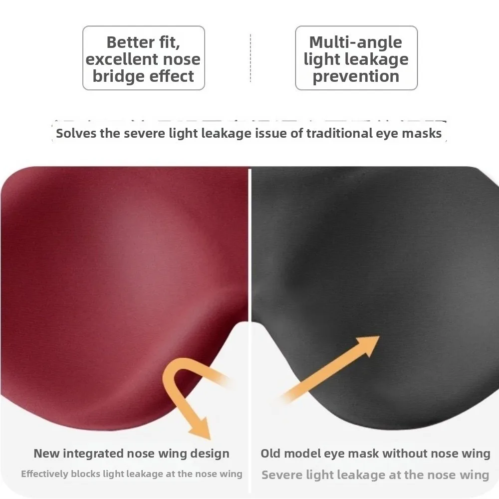 

Eyeshade Adjustable 3D Eye Mask Breathable Soft Padded Sleeping Mask Strong Shading Lightweight Contoured Mask Sleep Aid