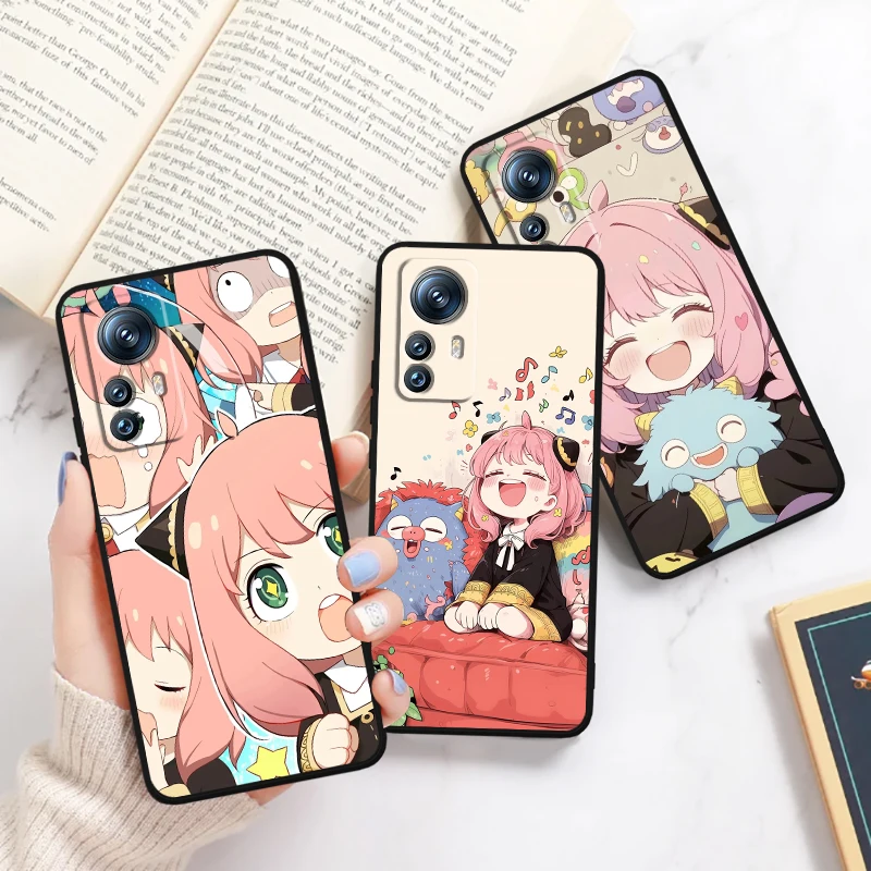 

Spy Player Anime Fashion For Xiaomi Mi Poco F5 F4 F3 X6 X5 X4 X3 M6 M5 M5S M4 M3 C65 Pro GT NFC 5G Black Soft Phone Case