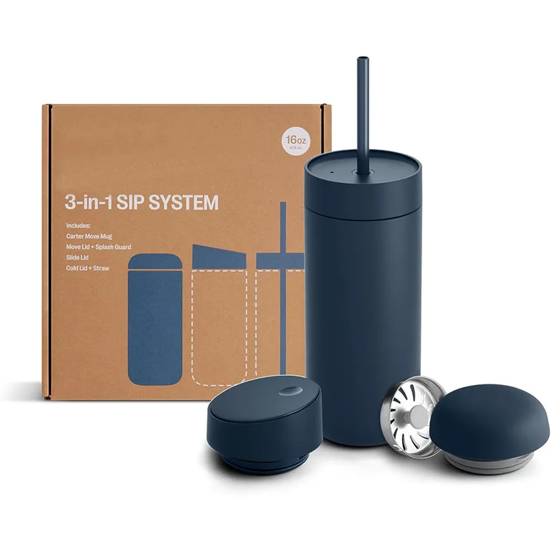 LOGO 16OZ S tainless Steel Coffee Cup Tea Vacuum Flask Thermos Water Bottle Leak-proof Thermos Mug Coffee