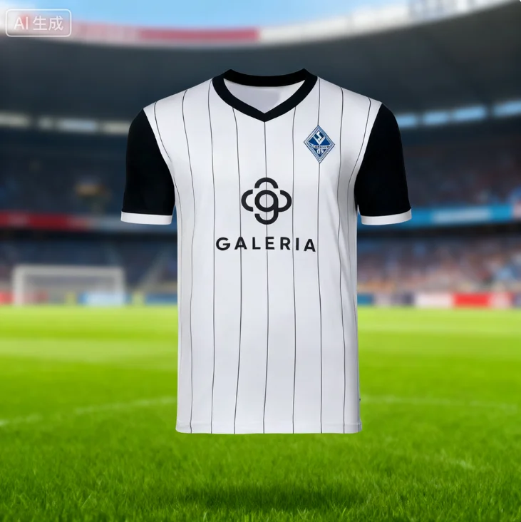 Herbst 2025-26 Herren Kinder Jungen Schnelltrocknendes Fußballtrikot Atmungsaktives Oberteil Heimtrikot Fußball Sport Auswärts W-Waldhof M-Mannheim