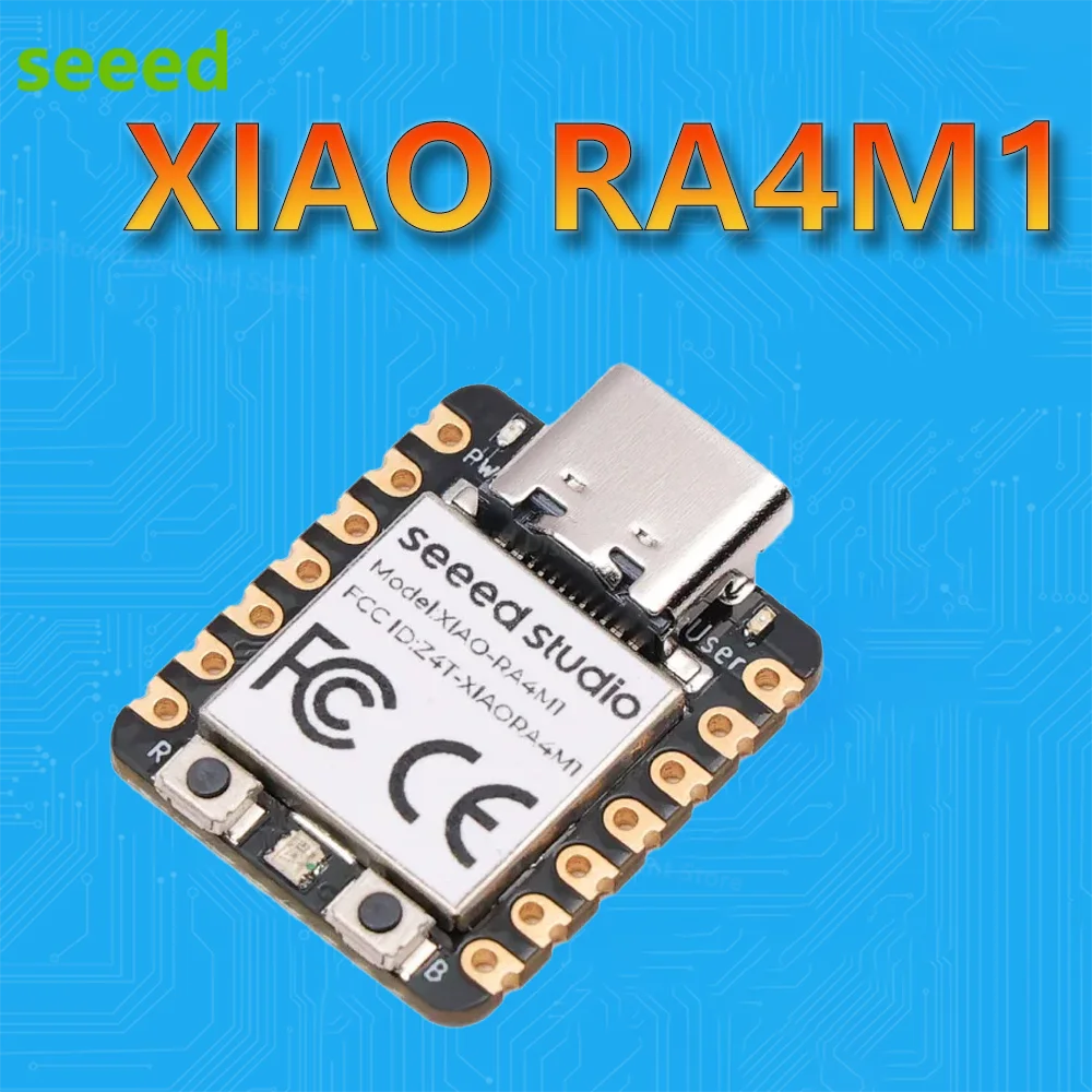 Seeed XIAO RA4M1 - Smallest Dev Board Based on 32-bit Renesas RA4M1, Arduino IDE-Ready, 19 GPIOs, RGB LED, CAN BUS, USB 2.0