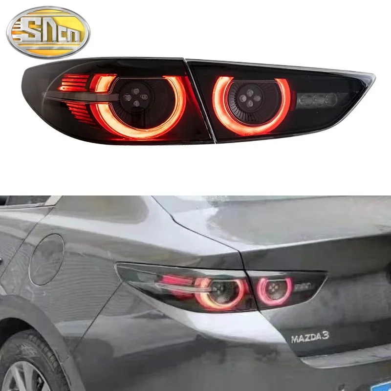 

Rear Driving Light + Brake + Reverse + Dynamic Turn Signal Light Car LED Taillight Tail Light For Mazda 3 Sedan 2019 - 2021