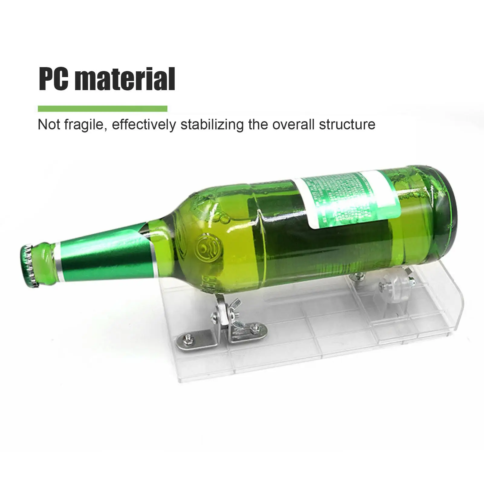 DIY Glass Bottle Cutter Tool for Beer and Wine Bottles Transparent PC Kitchen Cutting Machine