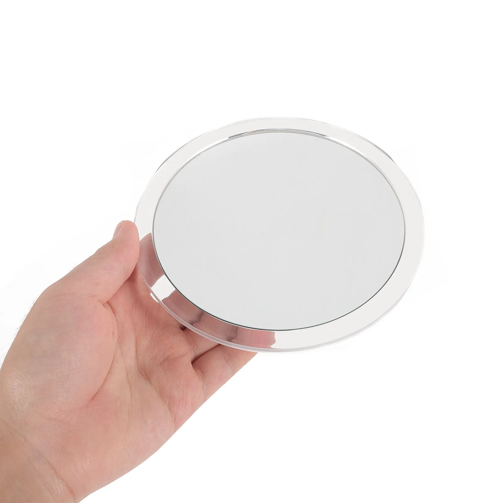 

Круглое увеличительное зеркало для макияжа на присоске, 10-кратное увеличение, высокая четкость, портативное дорожное косметическое зеркало