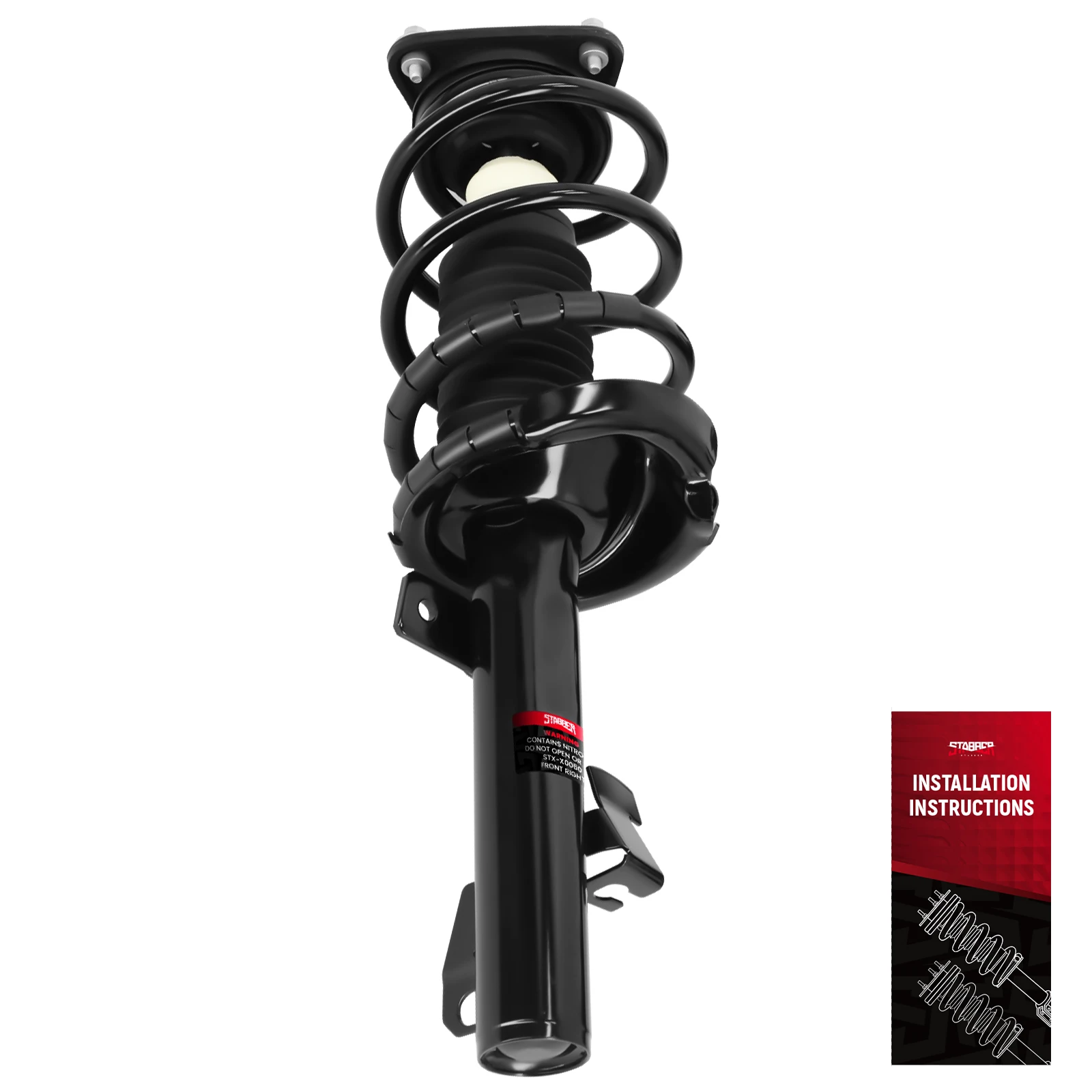 

Front Right Quick Complete Strut w/Coil Spring For 2004-2013 Mazda 3 172264