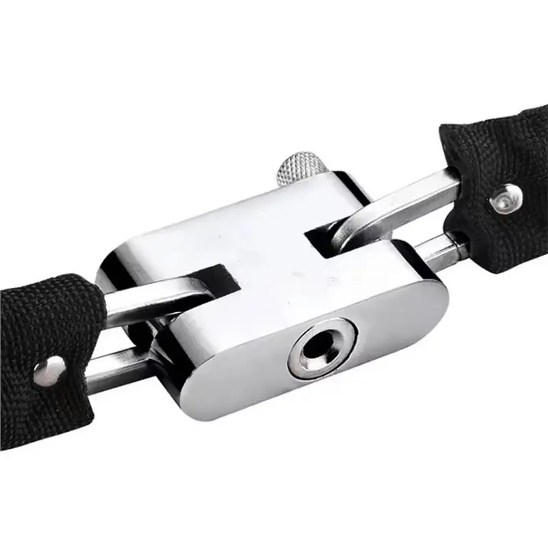 [NEW!ABKG】 Bike Bicycle Security Padlock Heavy-Duty Chain Lock 1.2M Motorcycle Lock With 3 Keys