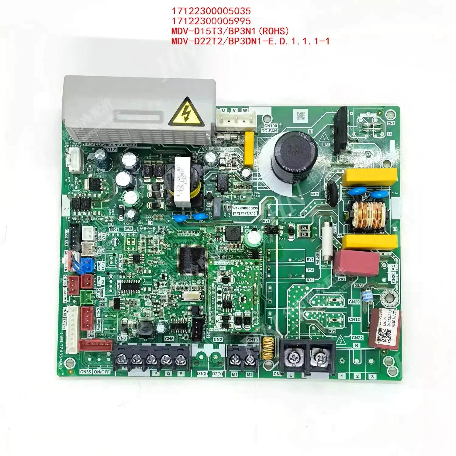 

Материнская плата для кондиционеров Midea 171223000005035 MDV-D22T2/BP3DN1-E 171223000005995 MDV-D15T3/BP3N1