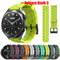 22mm Watchband for Zeblaze Btalk 3 Swim Strap Smart Watch Silicone Soft Breathable Sports Bracele