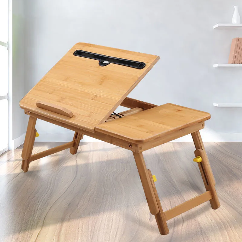 Foldable Bamboo Computer Table Portable Bedroom Computer Table Computer Bed Laptop Computer Table Stand Reading Study Table