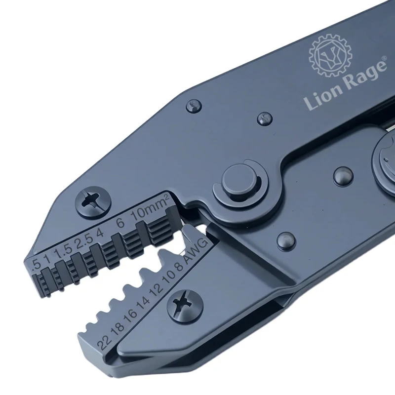 Ratschen-Crimpzange für Aderendhülsenklemmen und -hülsen – professioneller Drahtcrimpzange mit Ratschenmechanismus HS-10WF 35WF – Detail 5