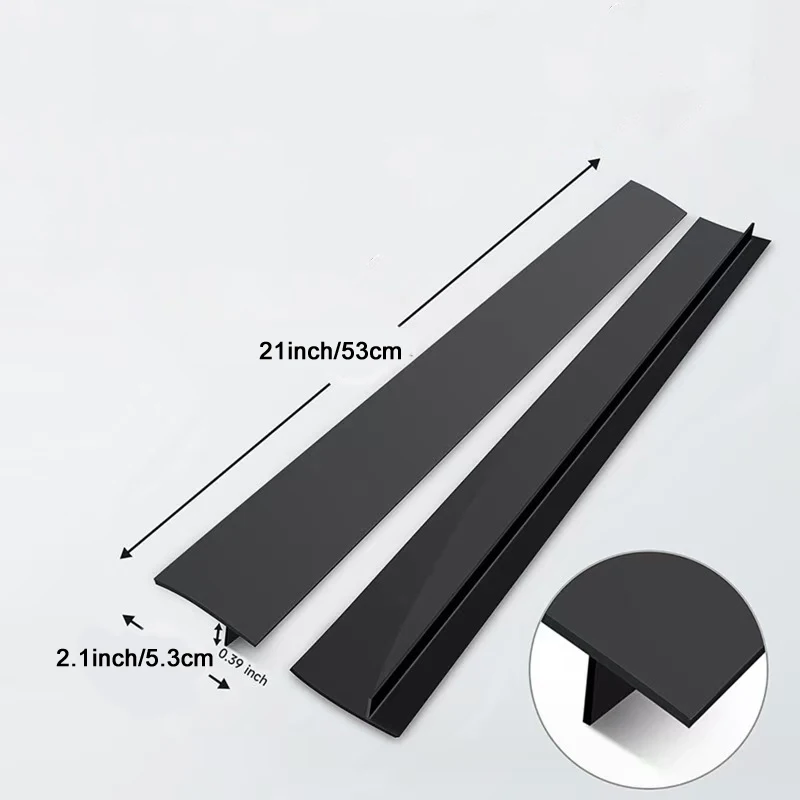 Stove Counter Gap Cover Kitchen Silicone Heat Resistant Mat Gas Stove Protector Slit Cleaning Pad Oil Dust Seal Cooker Cover
