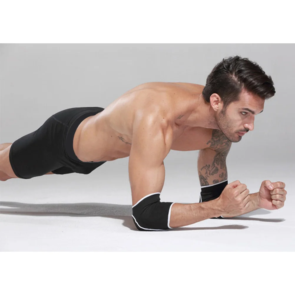 스포츠 피트니스 농구 배구 축구 역도 요가 필라테스 테니스 골프용 패딩 팔꿈치 보호대 1쌍