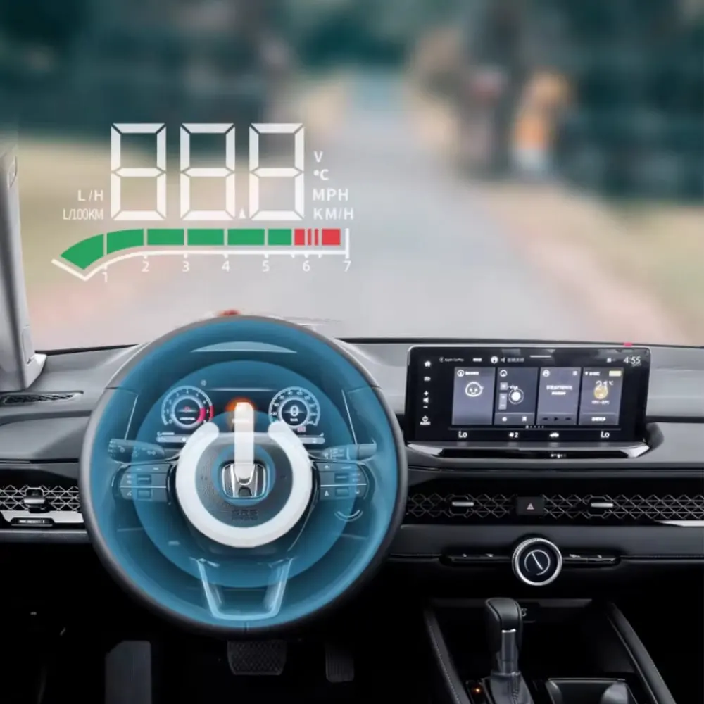 Car LED Projector For Toyota Land Cruiser LC 200 J200 V8 2016-2021 HUD Head-Up Display Windshield Driving Assistance Accessories view 5