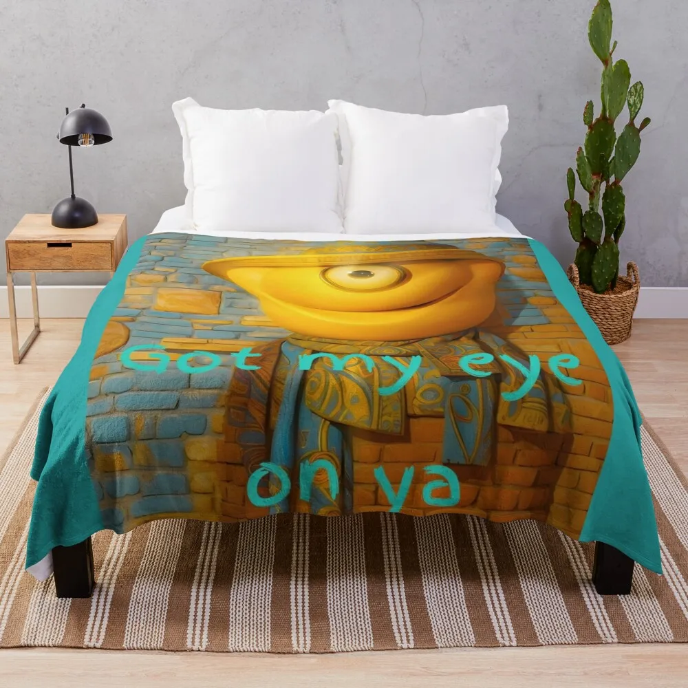 

Got My Eye On Ya Ozzy Throw Blanket Summer Beddings Decorative Throw Decoratives warm for winter Blankets