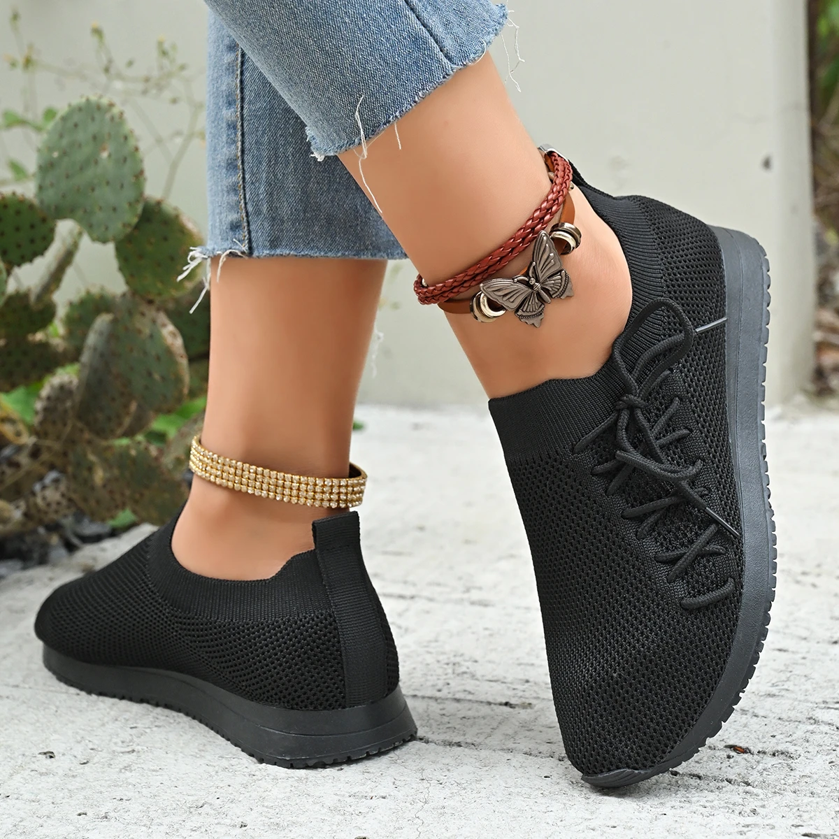 女性カジュアルシューズファッション通気性ウォーキングメッシュフラットシューズ女性白スニーカー女性 2024 Tenis Feminino 女性の靴