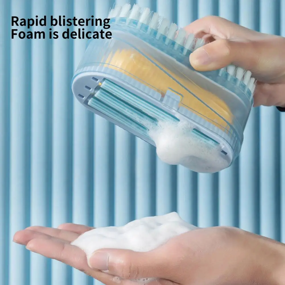 Soap Box Washing Brush Cleaning Brush Soft Roller Convenient Labor-saving 2 in 1 Foam Daily Use