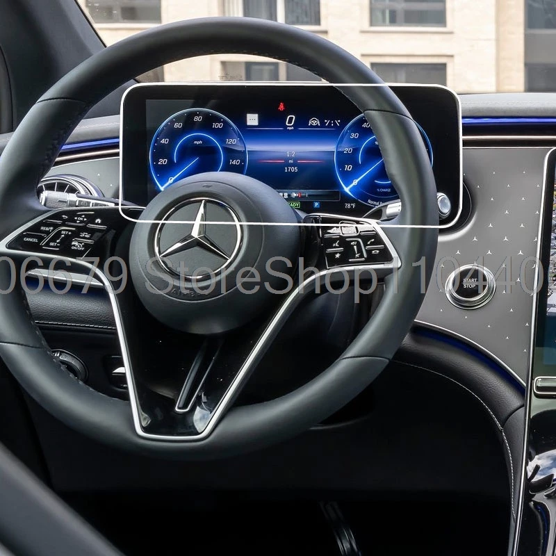 

Защитная пленка из закаленного стекла для Mercedes-Benz EQS SUV 2023, аксессуары для приборной панели автомобиля, аксессуары против царапин