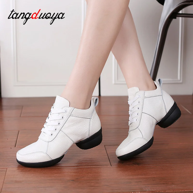 Sepatu dansa Jazz wanita, baru datang sepatu kets kain jaring sepatu jazz sepatu olahraga dansa latin sepatu dansa ballroom