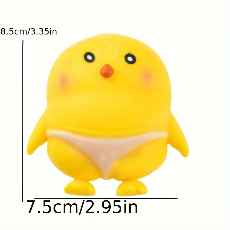 Jouets de Simulation de poulet Squishy Fidget, balles anti-Stress, décompression sensorielle, jouet à presser pour adultes et enfants, cadeaux de vacances