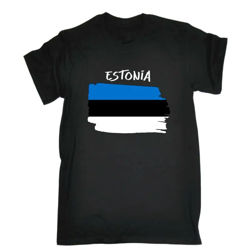 

Estonia Country Flag Nationality Supporter Sports Mens T Shirt