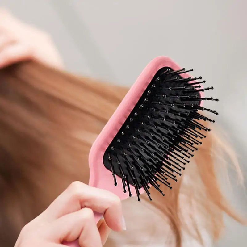 Set di spazzole per capelli districante 4 pezzi spazzola districante e pettine per capelli ottimo su pettine per capelli bagnati o asciutti pettine a denti larghi e a coda No