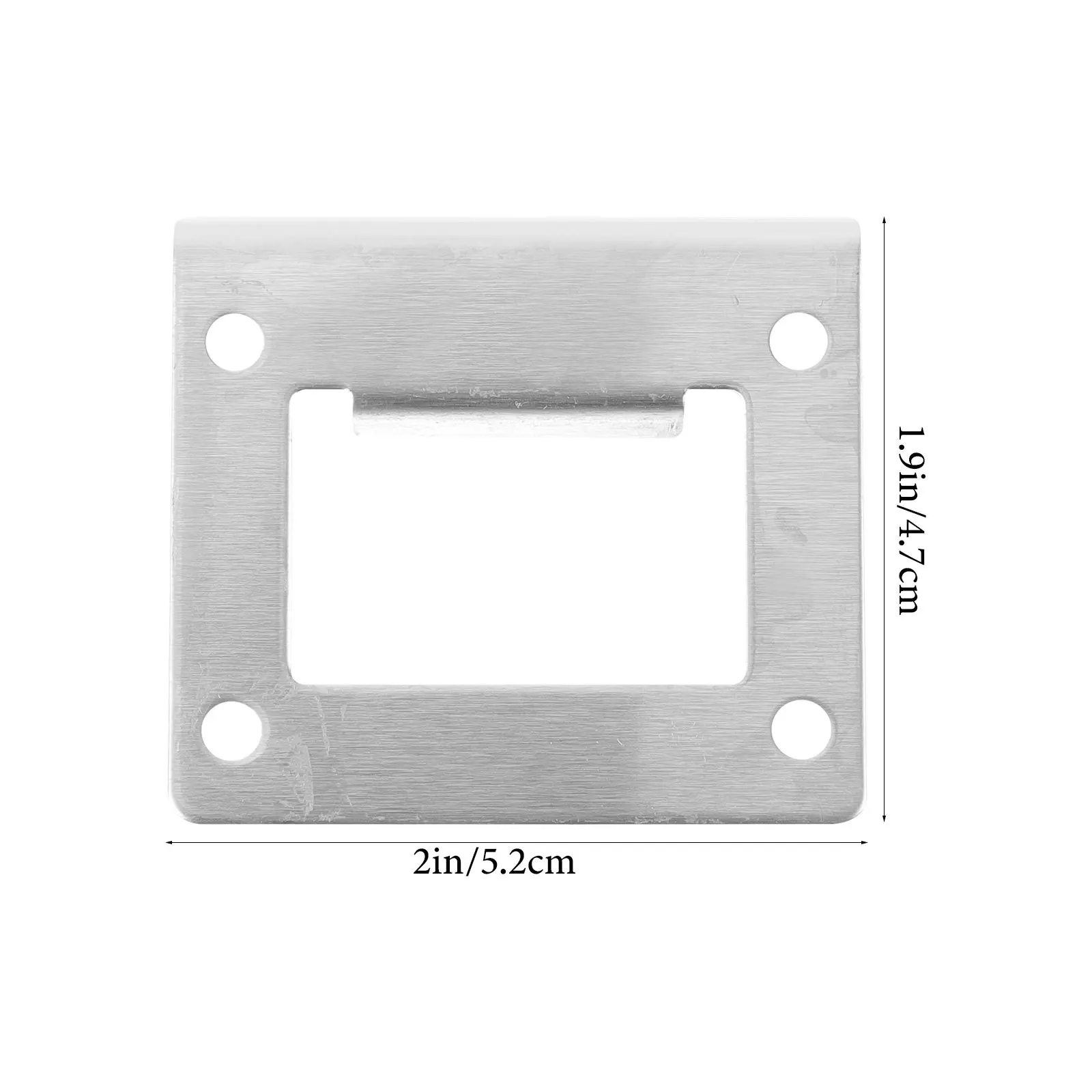 Door Strike Plate Stainless Steel Thickened Rust Proof Easy Install Security Door Frame Reinforcement Deadbolt Cover Plate