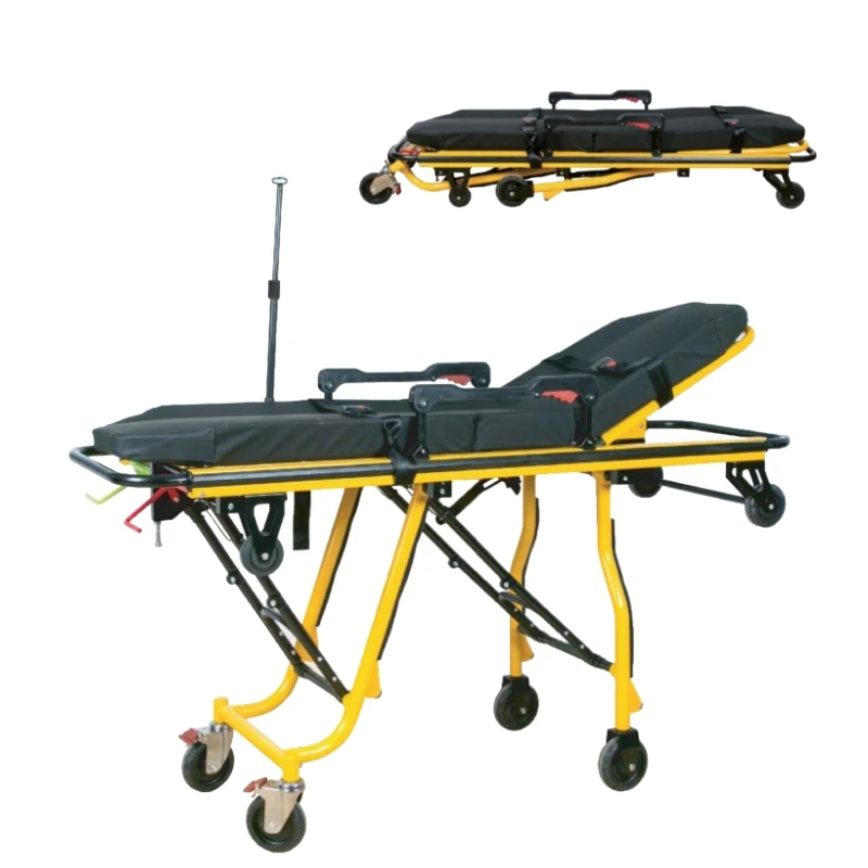 

THR-A8 Hospital Emergency Ambulance Stretcher Trolley Patient Folding Transfer Stretcher