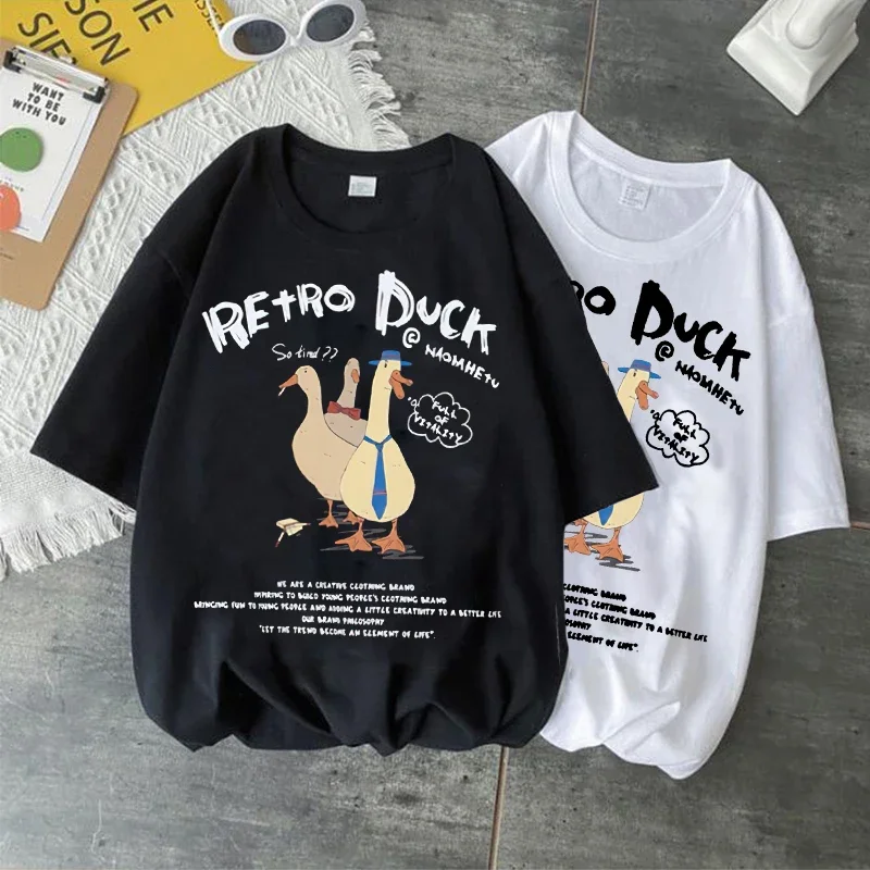 Maglietta a maniche corte Casual femminile top 2023 T-Shirt Harajuku maglietta nera stampata gatto divertente Kanji giapponese Streetwear neutro