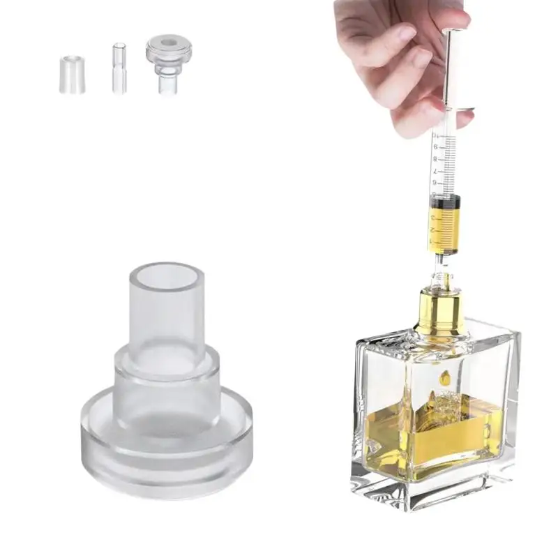 3 Stück Parfüm-Injektionsadapter aus Kunststoff zum Nachfüllen, Werkzeug zum Übertragen von Flüssigkeit in leere Flaschen, Reise-Kosmetik-DIY-Zubehör – Detail 15