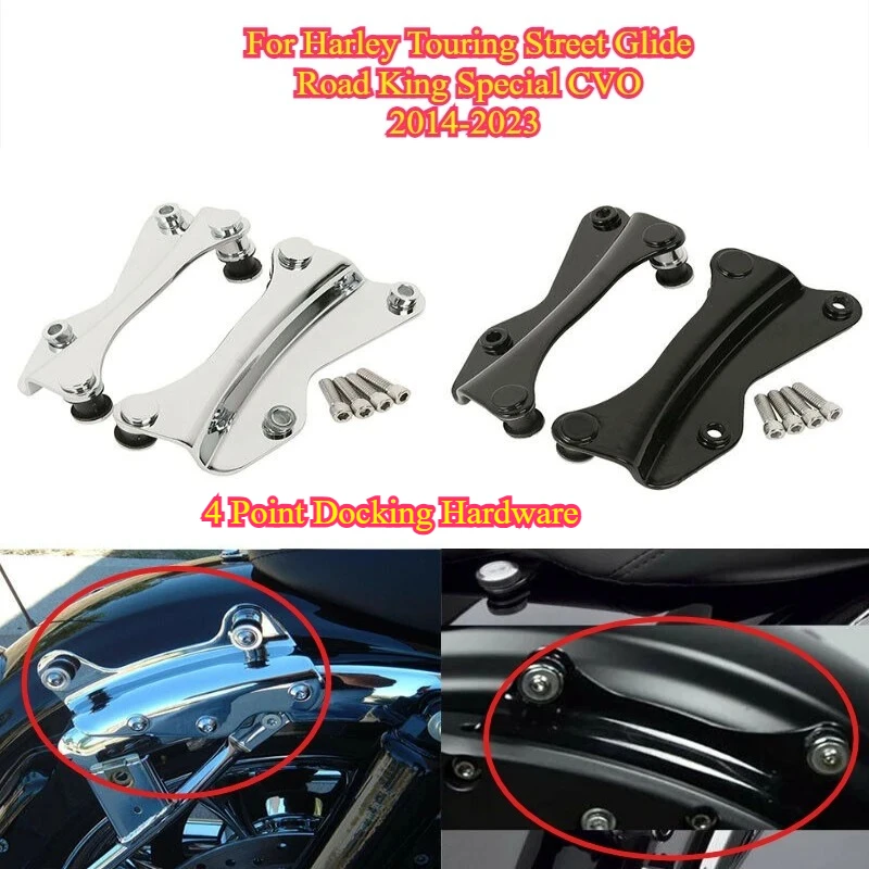 4 Point Docking Hardware Kit For Harley Touring Street Glide Road King Special CVO 2014-2023 Modification accessories Motorcycle
