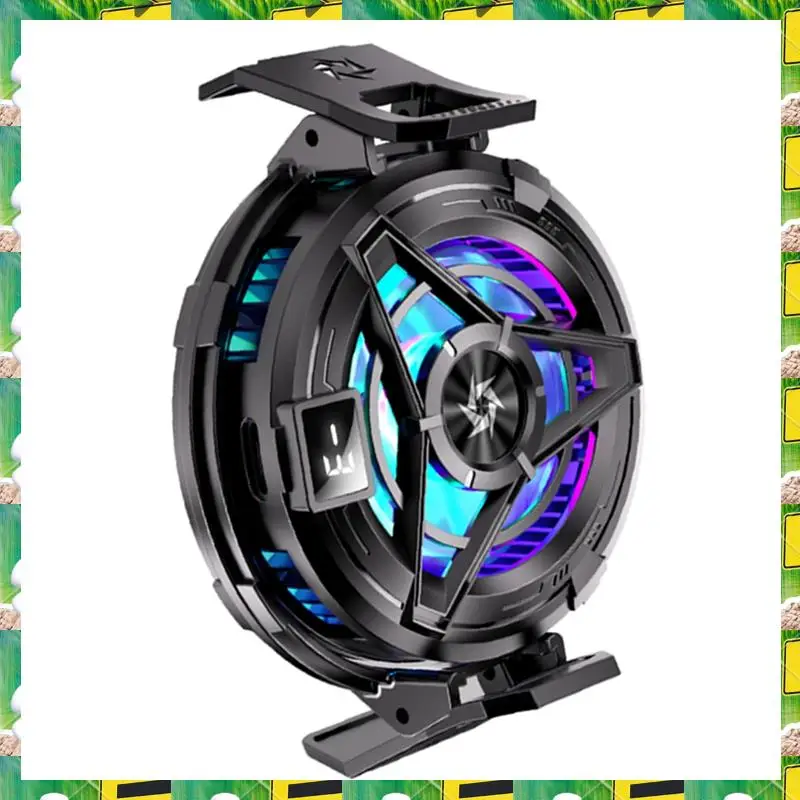 3C Electron Mobile Phone Heat Sink Game Console Radiator For IOS/Android With Back Clip With Digital Display,Mobile Phone Heat S