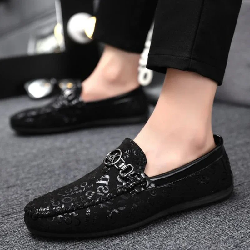 Loafers New In Male Casual Shoe Fashion 2024 Designer Luxury Sale Elegant Promotion Men\'s Leather Shoes Footwear Offer Summer Pu