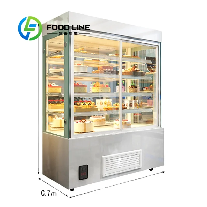 Bakery Case Display Refrigerated Table Cake Cabinet Freezer Display Door Manufacturer Refrigerator Cake Display Case